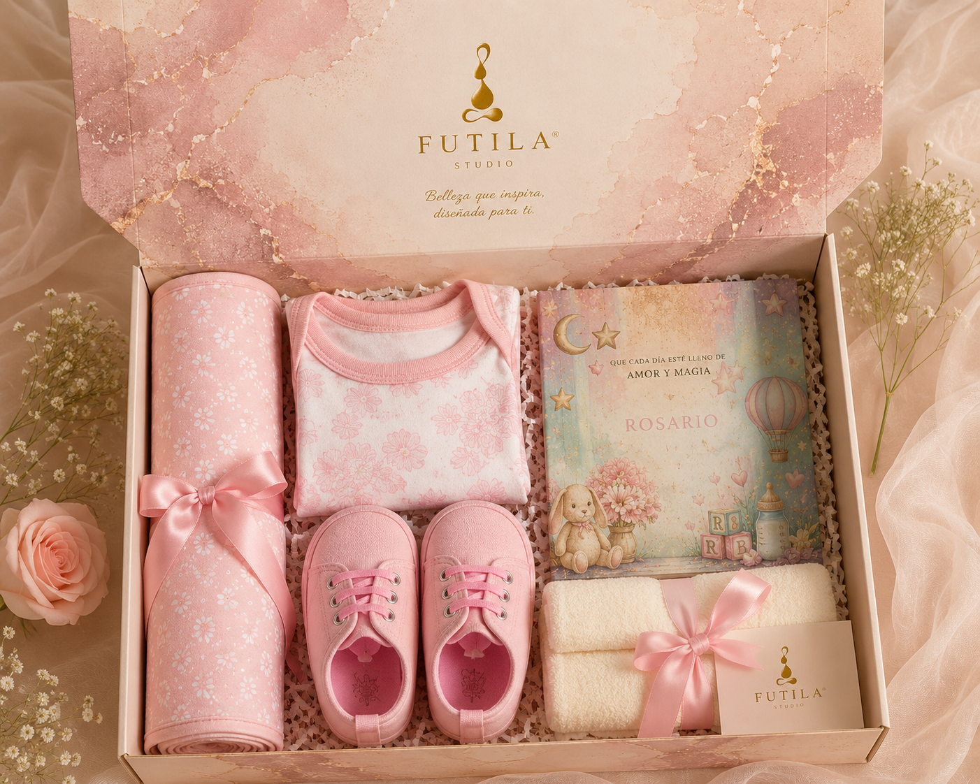 kit bienvenida bebé futila