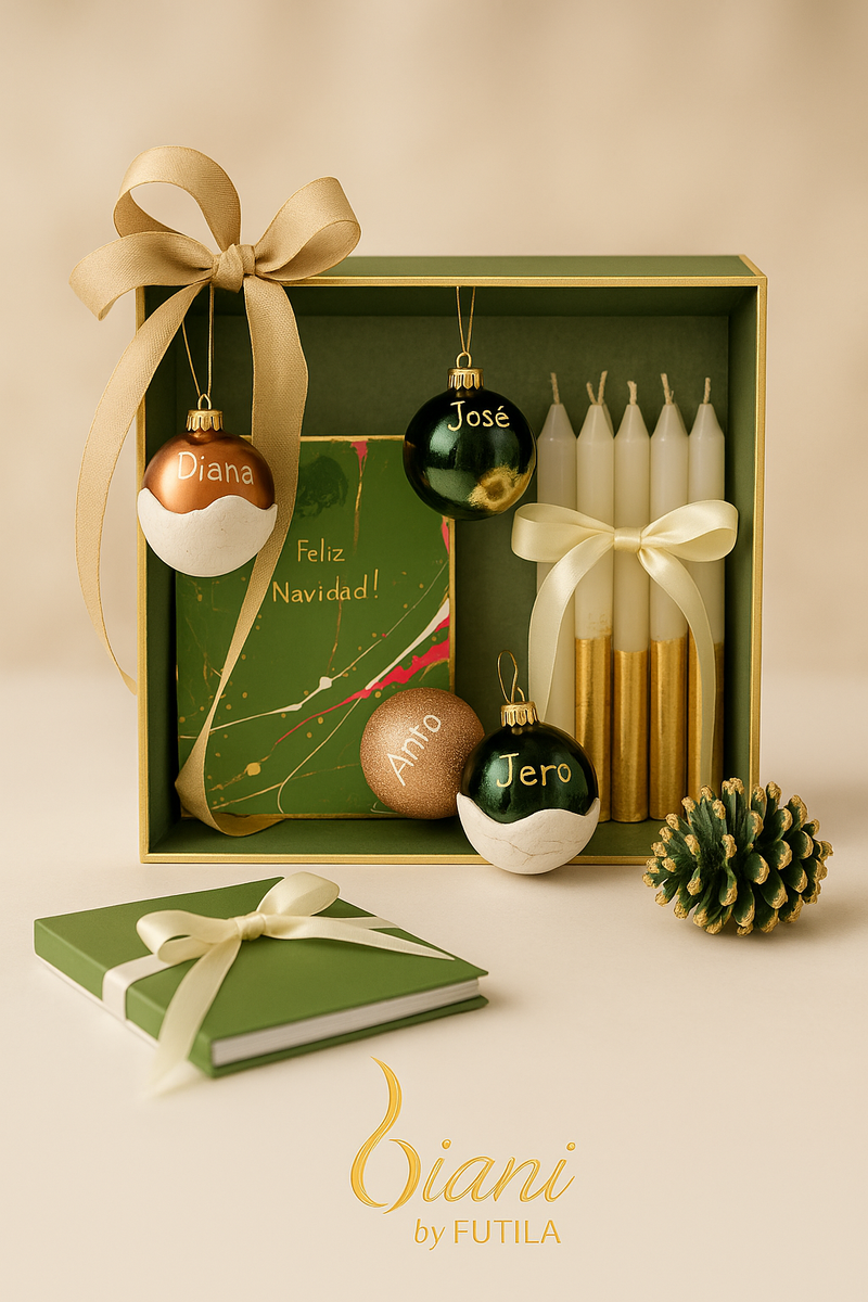 Kit velas bolas navidad