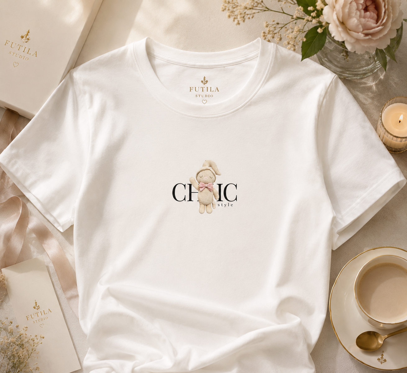 camiseta futilachic estampado pequeño